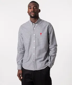 AMI De Coeur Gingham Oxford Shirt