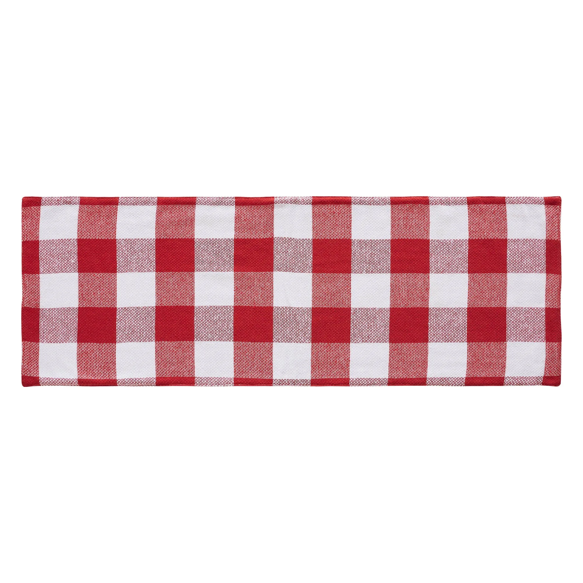 Annie Red Check Runner 12x36