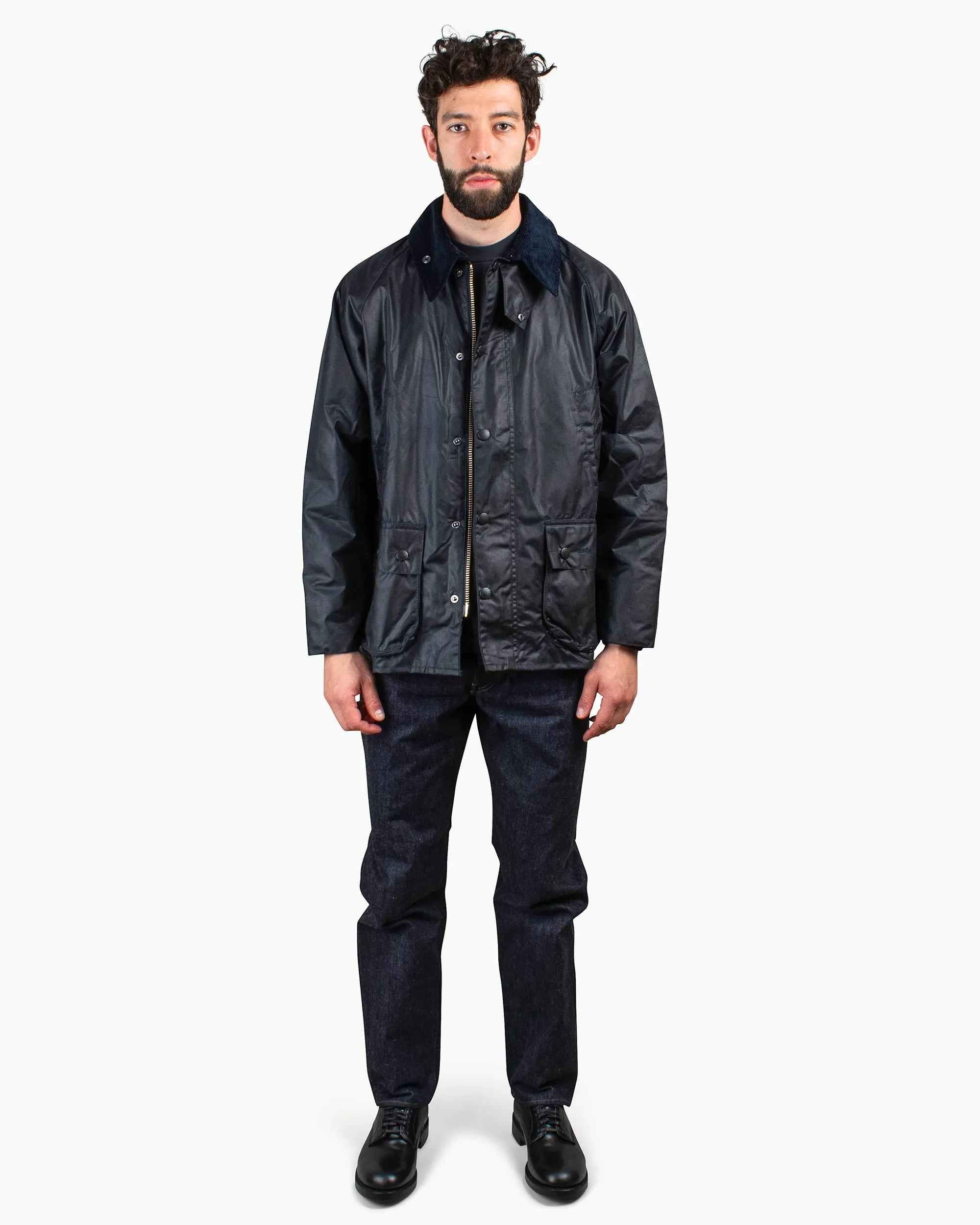 Barbour Bedale Wax Jacket Navy