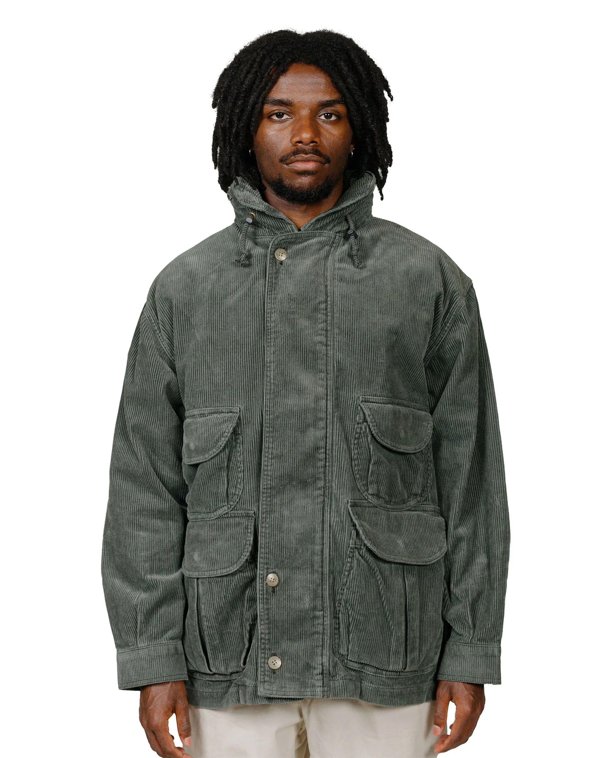 Beams Plus Field Coat Corduroy Moss