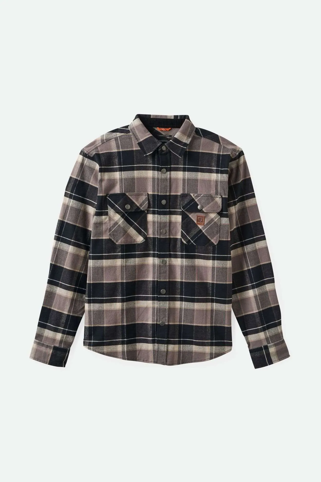 Builders Bowery Stretch Water Resistant L/S Flannel - Black/Charcoal/Beige