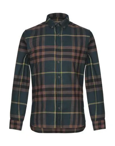 Burberry Man Shirt Dark green S INT