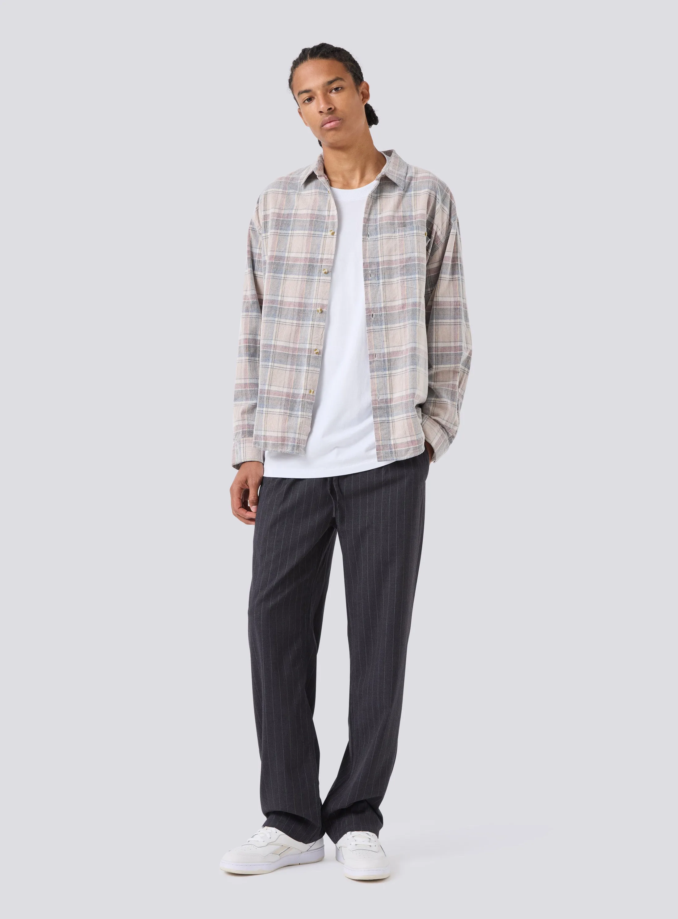 Cabin 2.0 Shirt Beige Corduroy Plaid