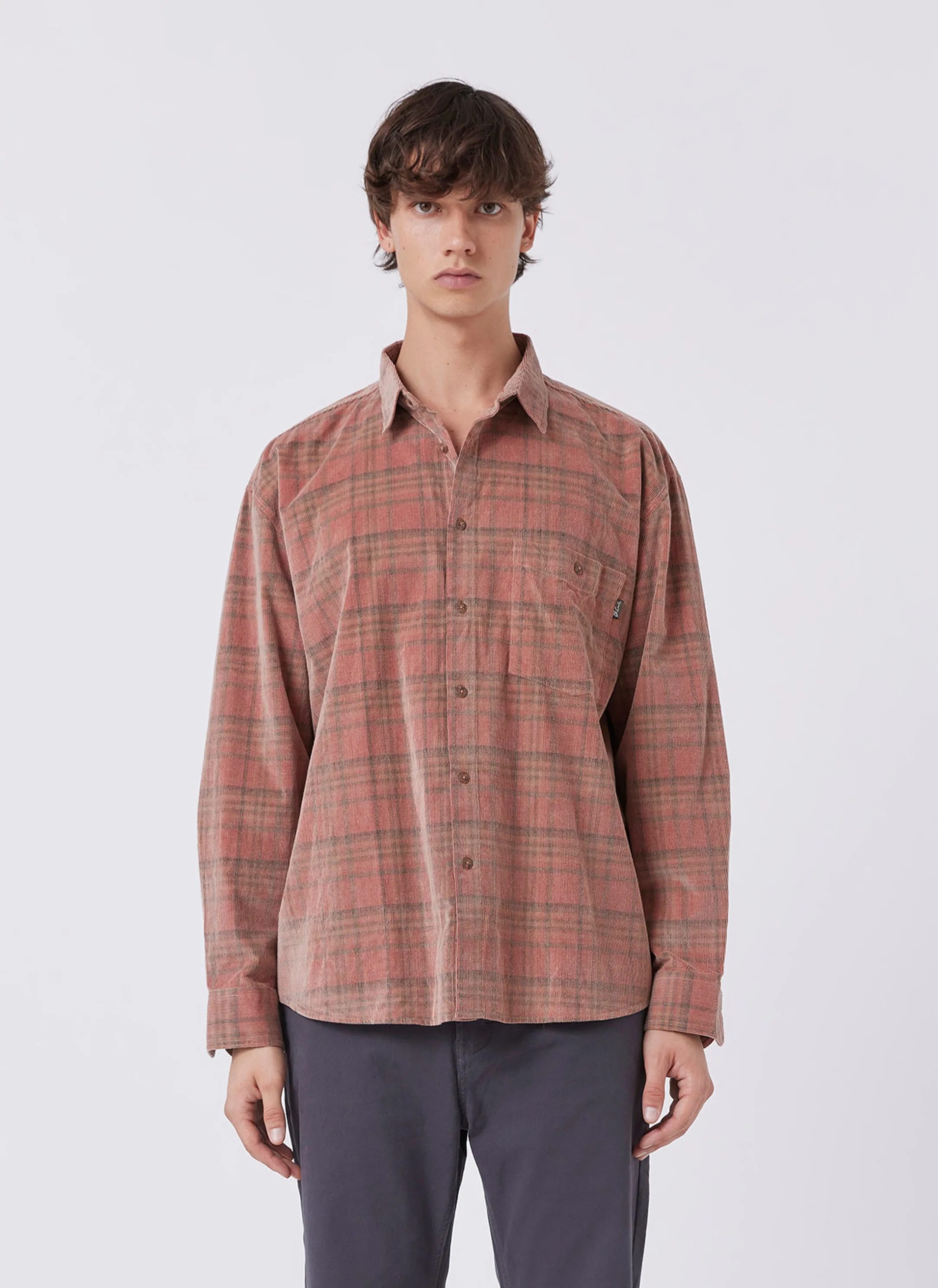 Cabin 2.0 Shirt Red Corduroy Plaid