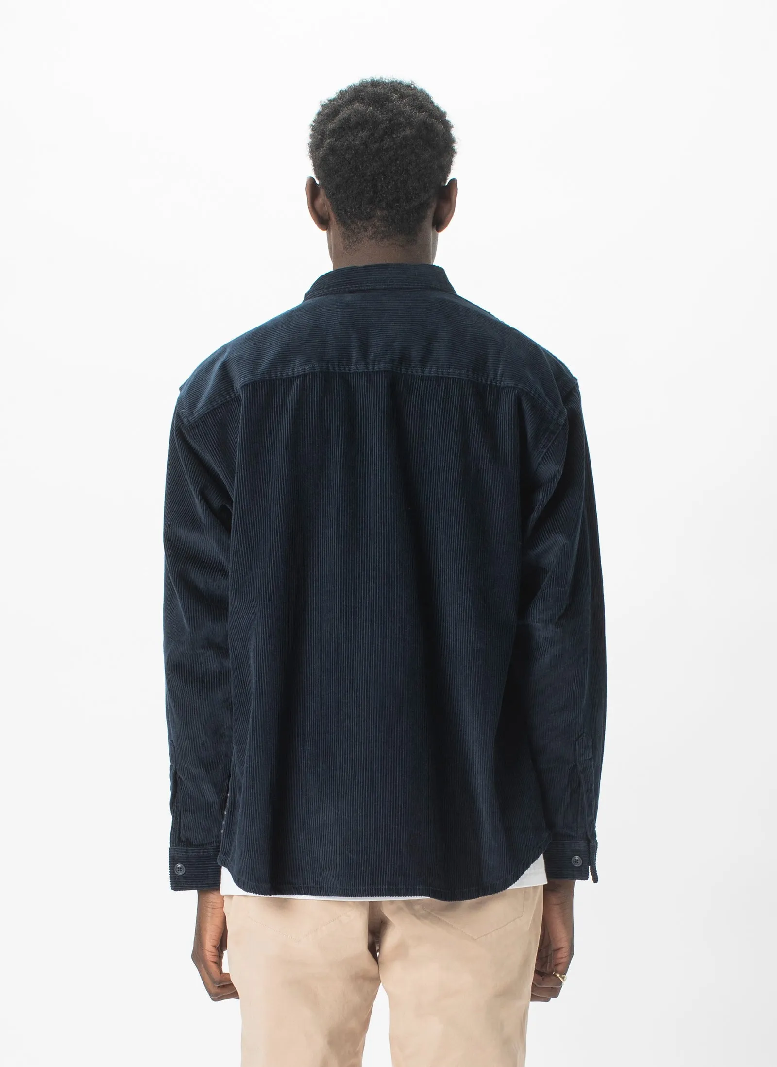 Cabin Long-Sleeve Shirt Navy Cord