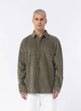 Cabin Shirt Sage Corduroy