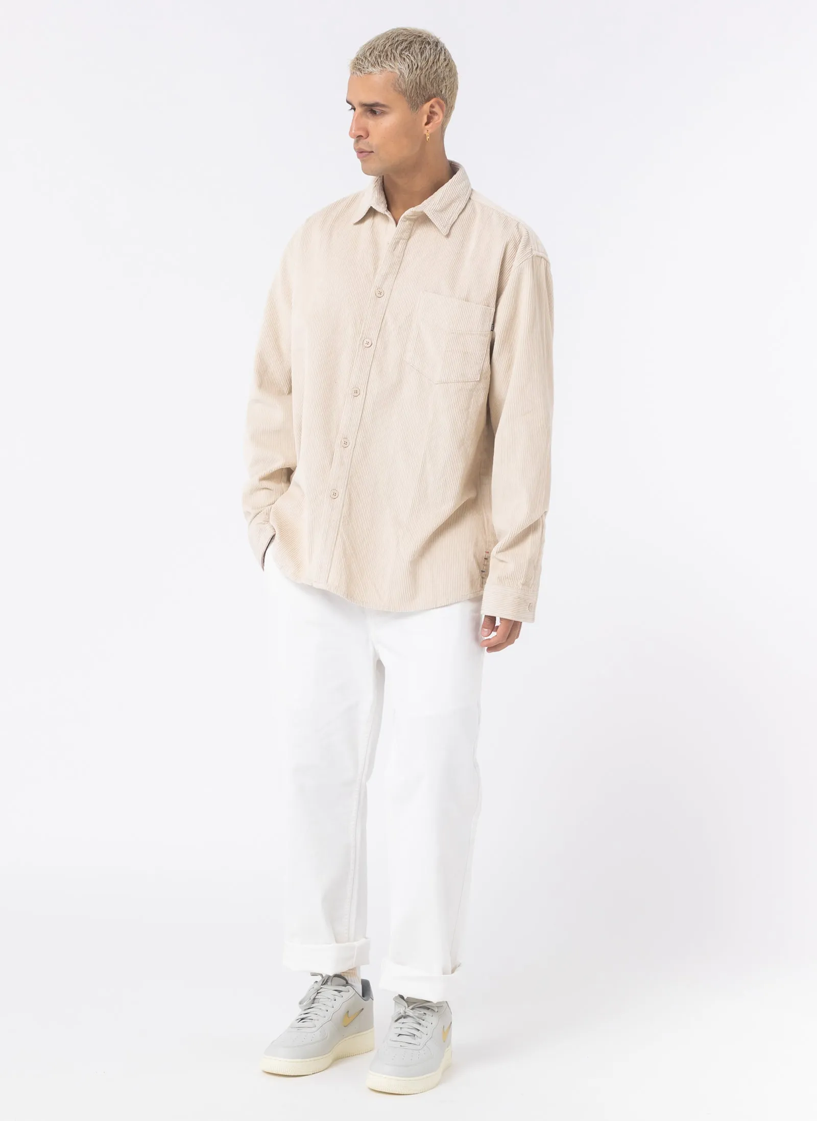 Cabin Shirt Stone Corduroy