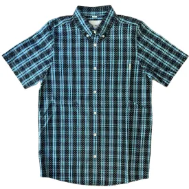 CARHARTT WIP S/S Gilmore Dots Shirt Duke Blue Yellow Check