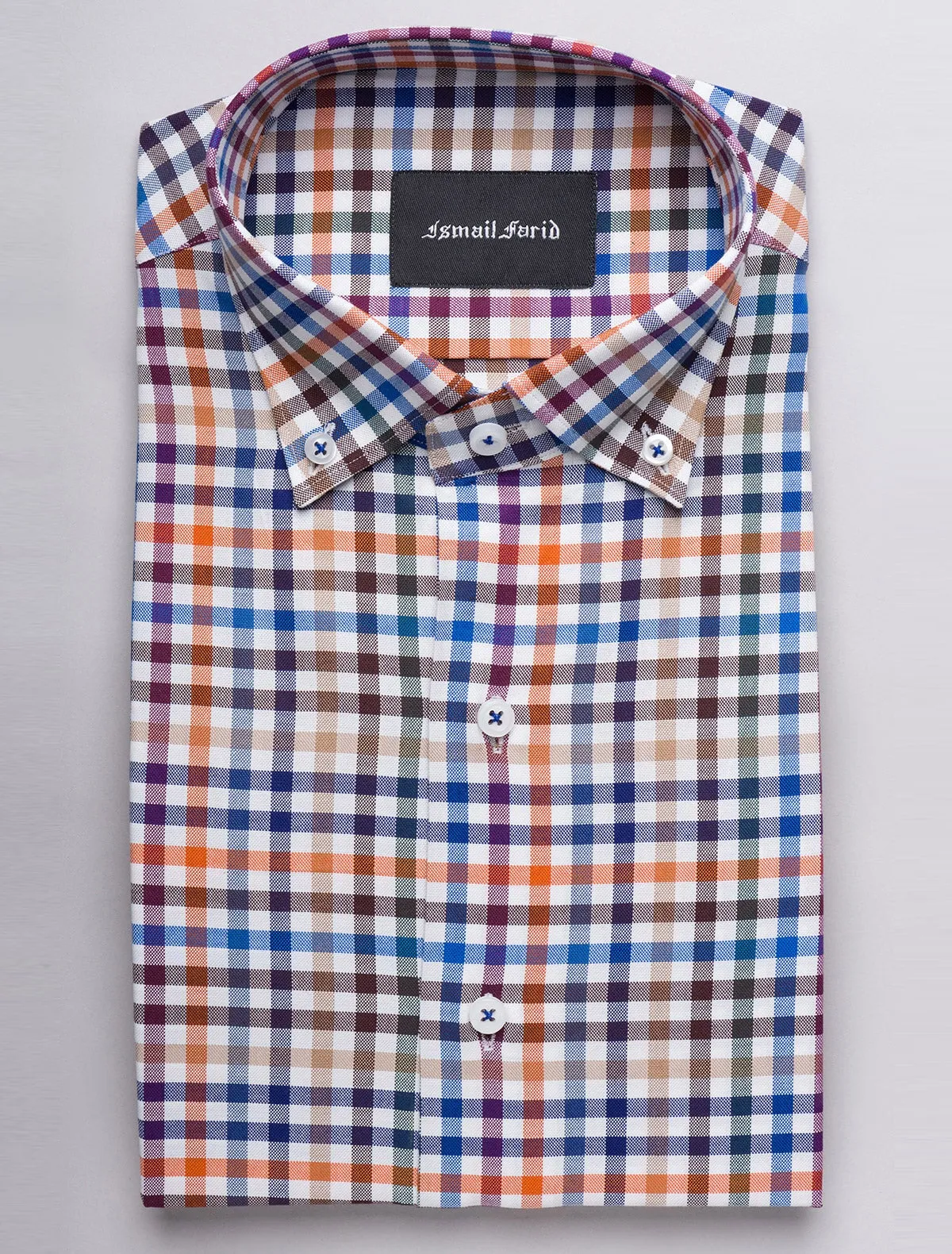 CHECKERED BUTTON DOWN SHIRT