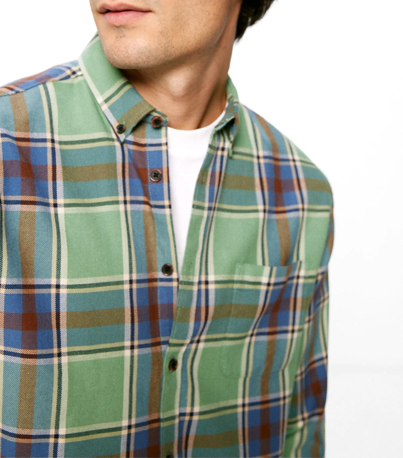 Checkered Shirt Green