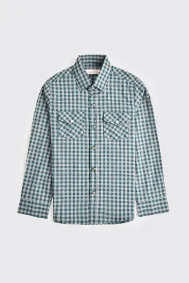 Classic Emerald Plaid Shirt