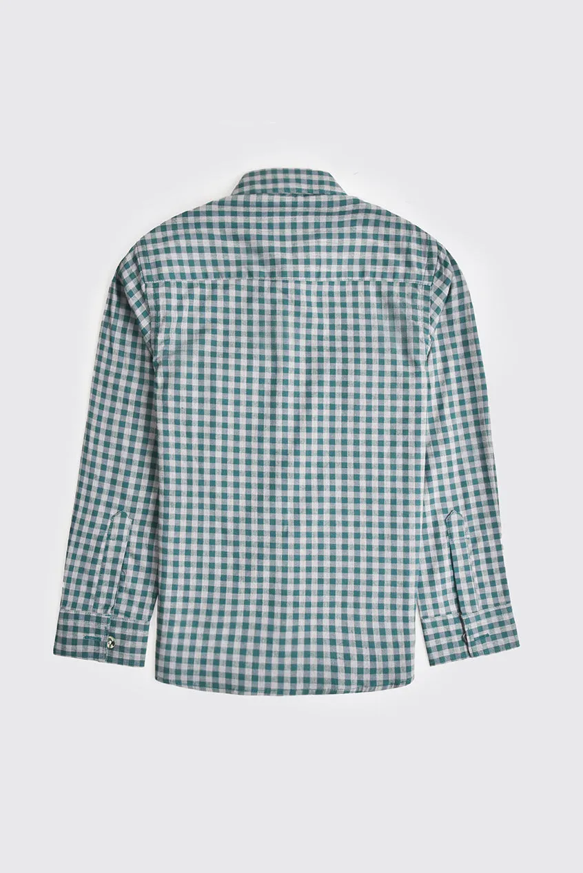 Classic Emerald Plaid Shirt