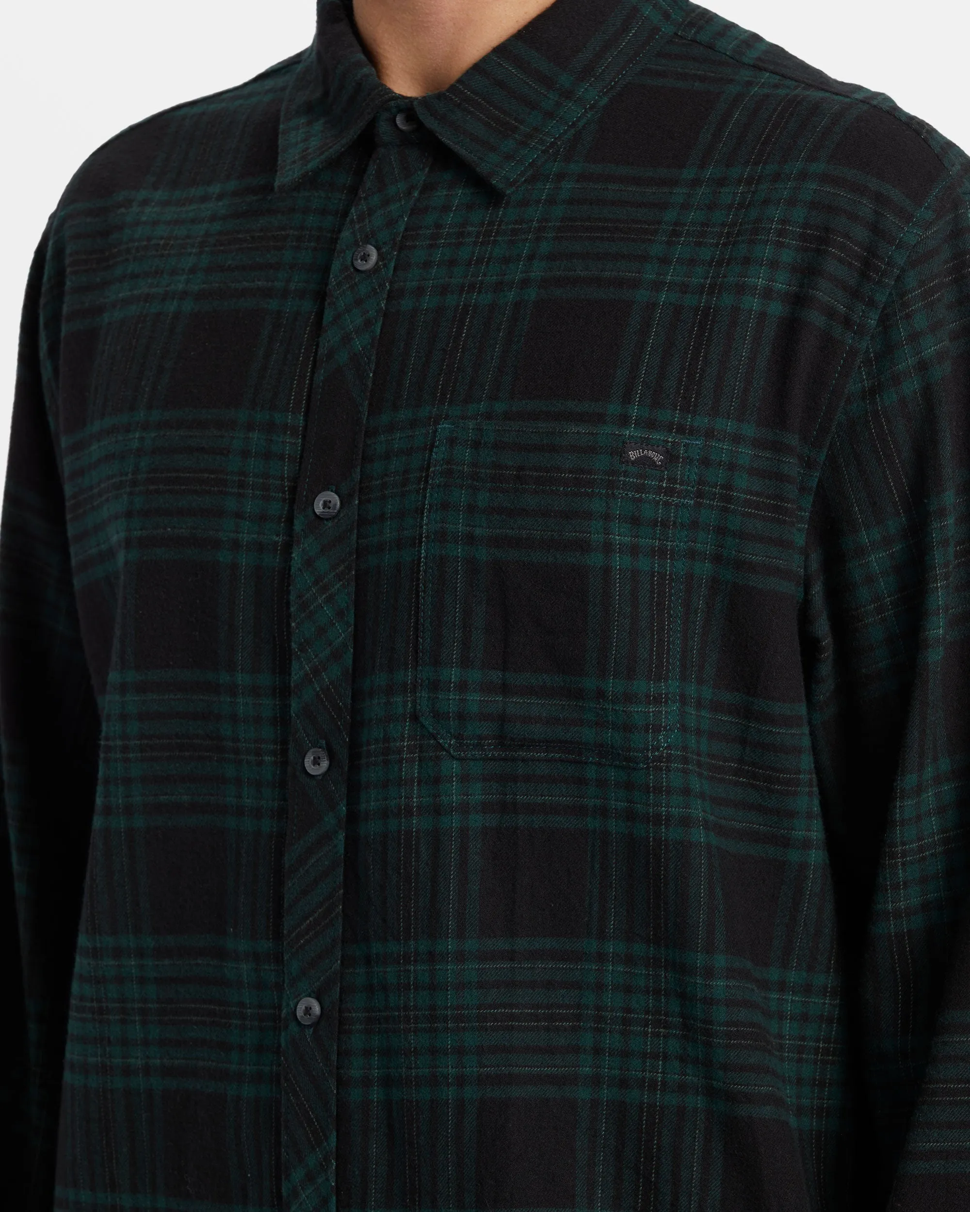 Coastline Flannel Shirt - Black