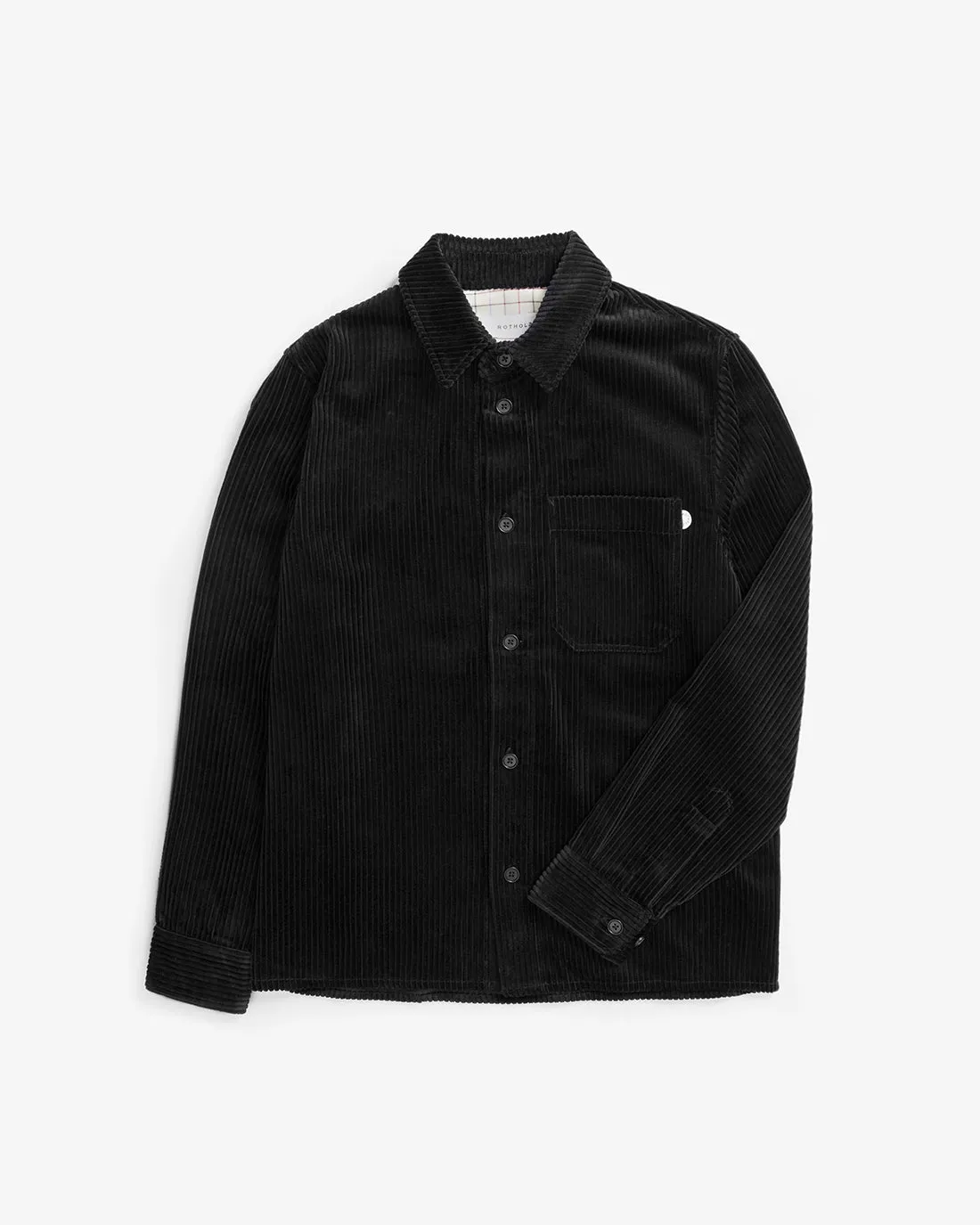 Cord Casual Shirt Black