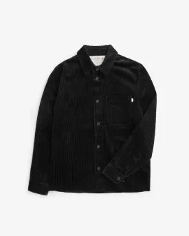 Cord Casual Unisex Shirt Black