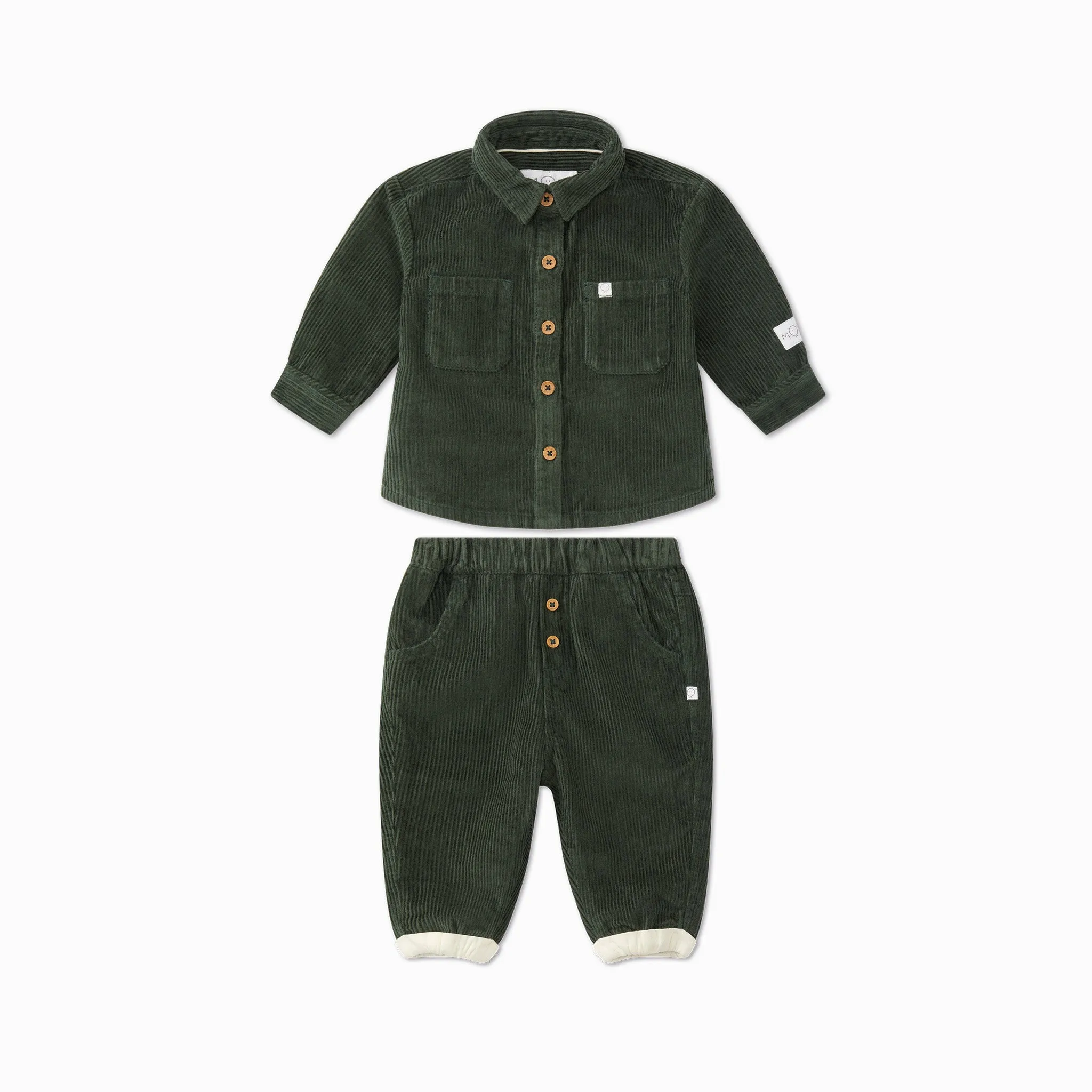 Corduroy Shirt & Trousers Outfit