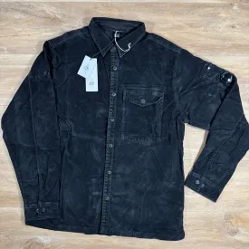 C.P. Company Corduroy Lens Shirt in Black