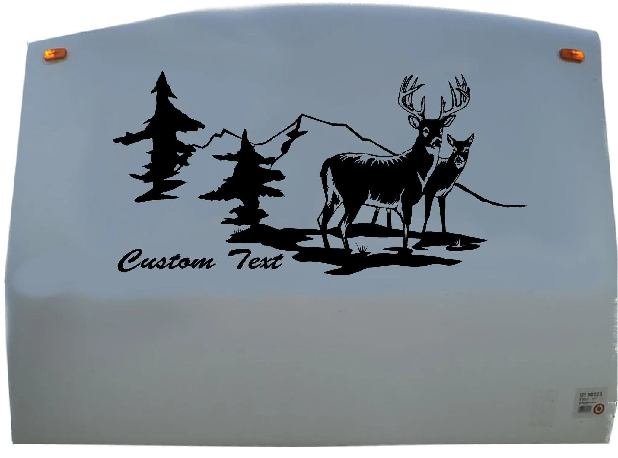 Deer Buck Doe Hunting Camping RV Camper Vinyl Decal Sticker    AT104