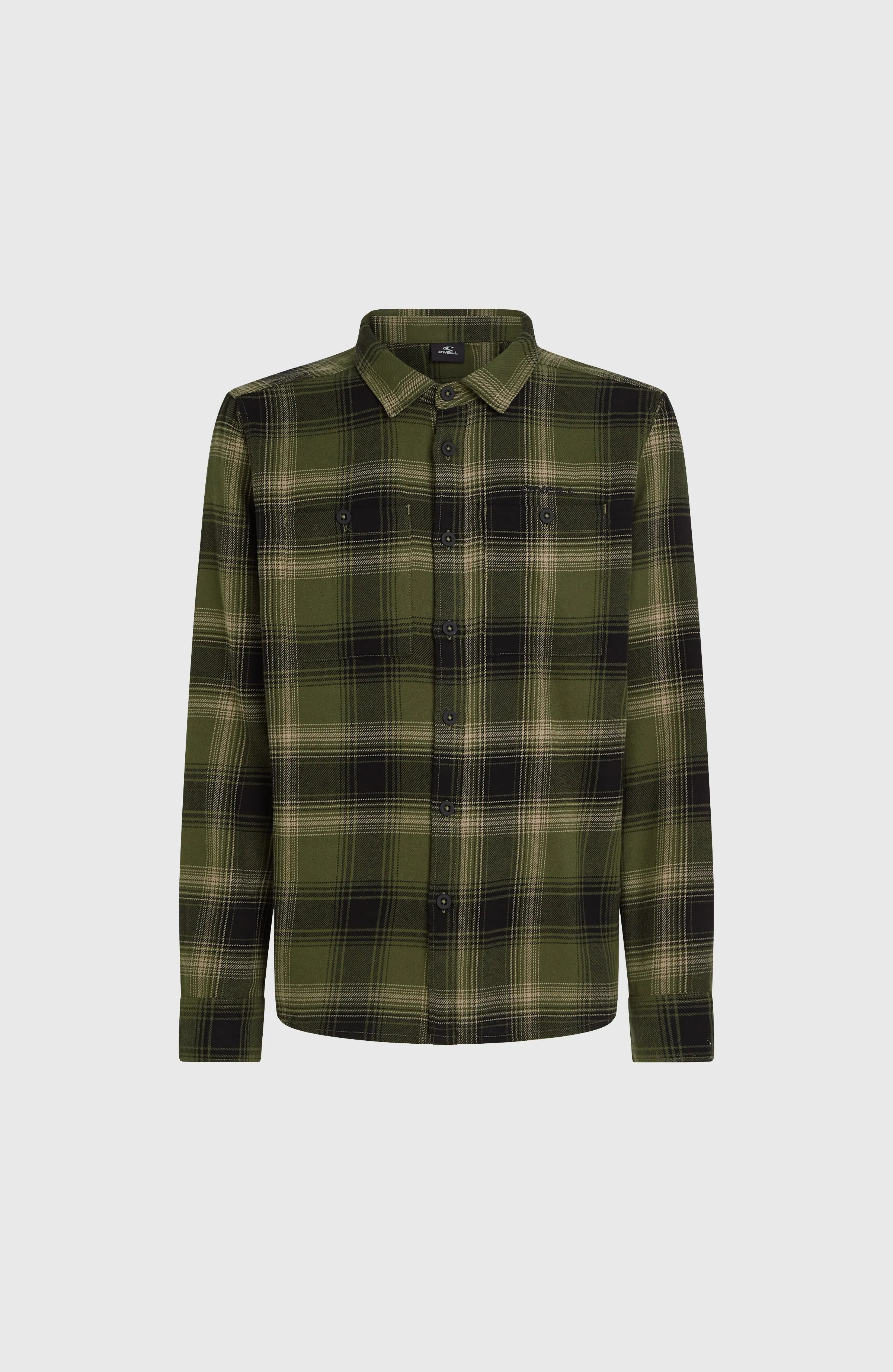 Flannel Check Shirt | Green Check Small