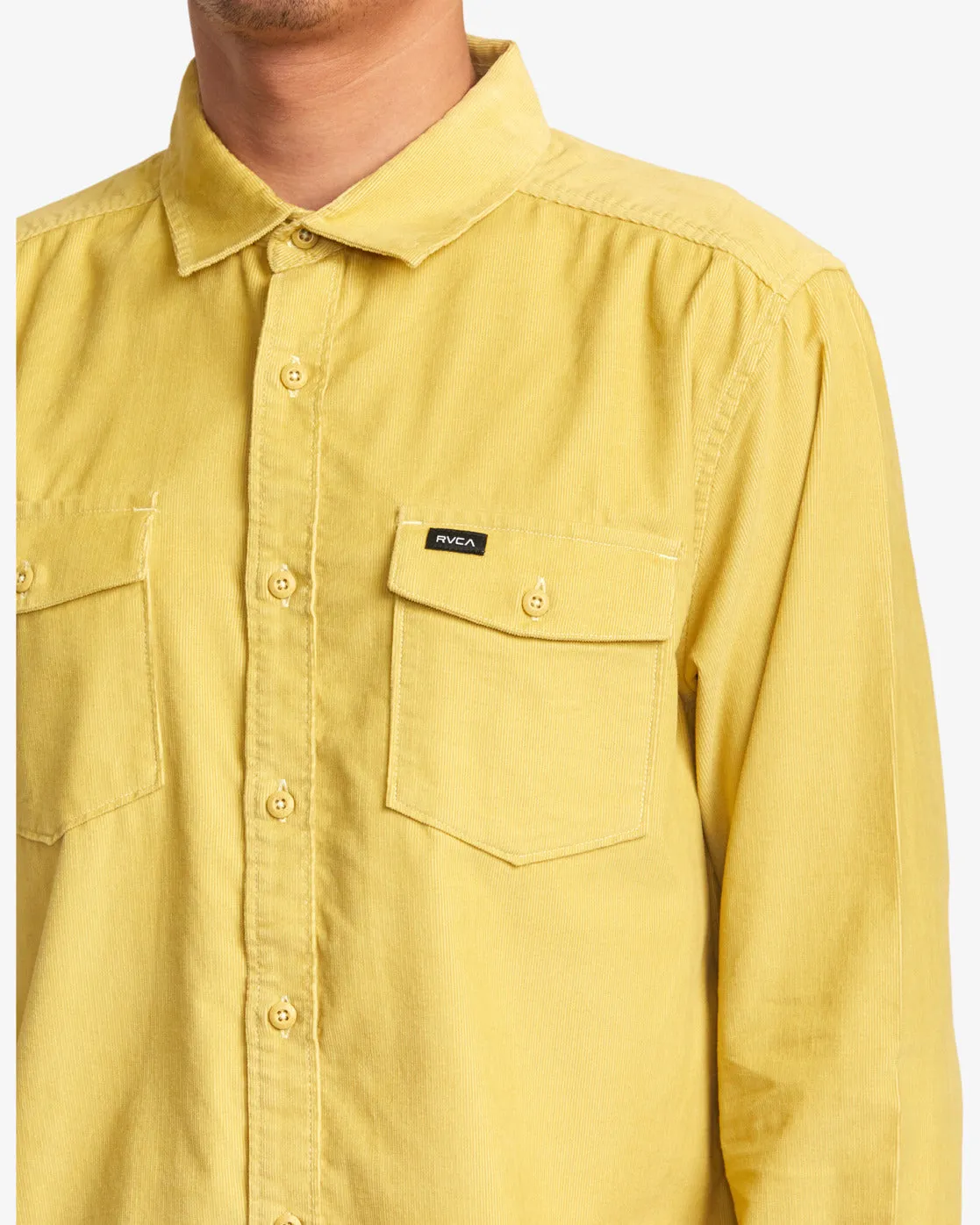 Freeman Corduroy Long Sleeve Shirt - Southern Moss