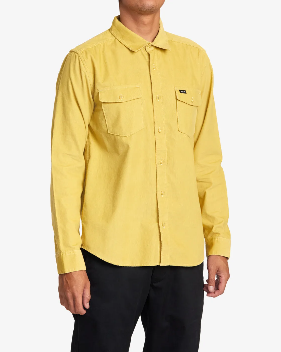 Freeman Corduroy Long Sleeve Shirt - Southern Moss