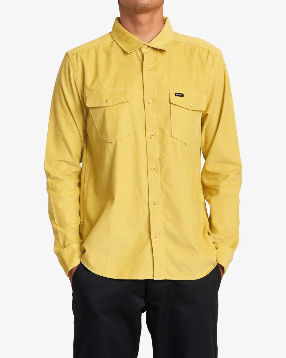 Freeman Corduroy Long Sleeve Shirt - Southern Moss