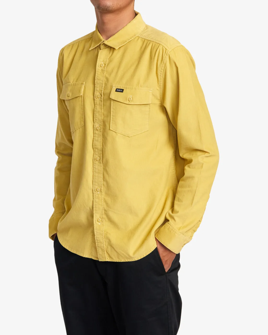 Freeman Corduroy Long Sleeve Shirt - Southern Moss