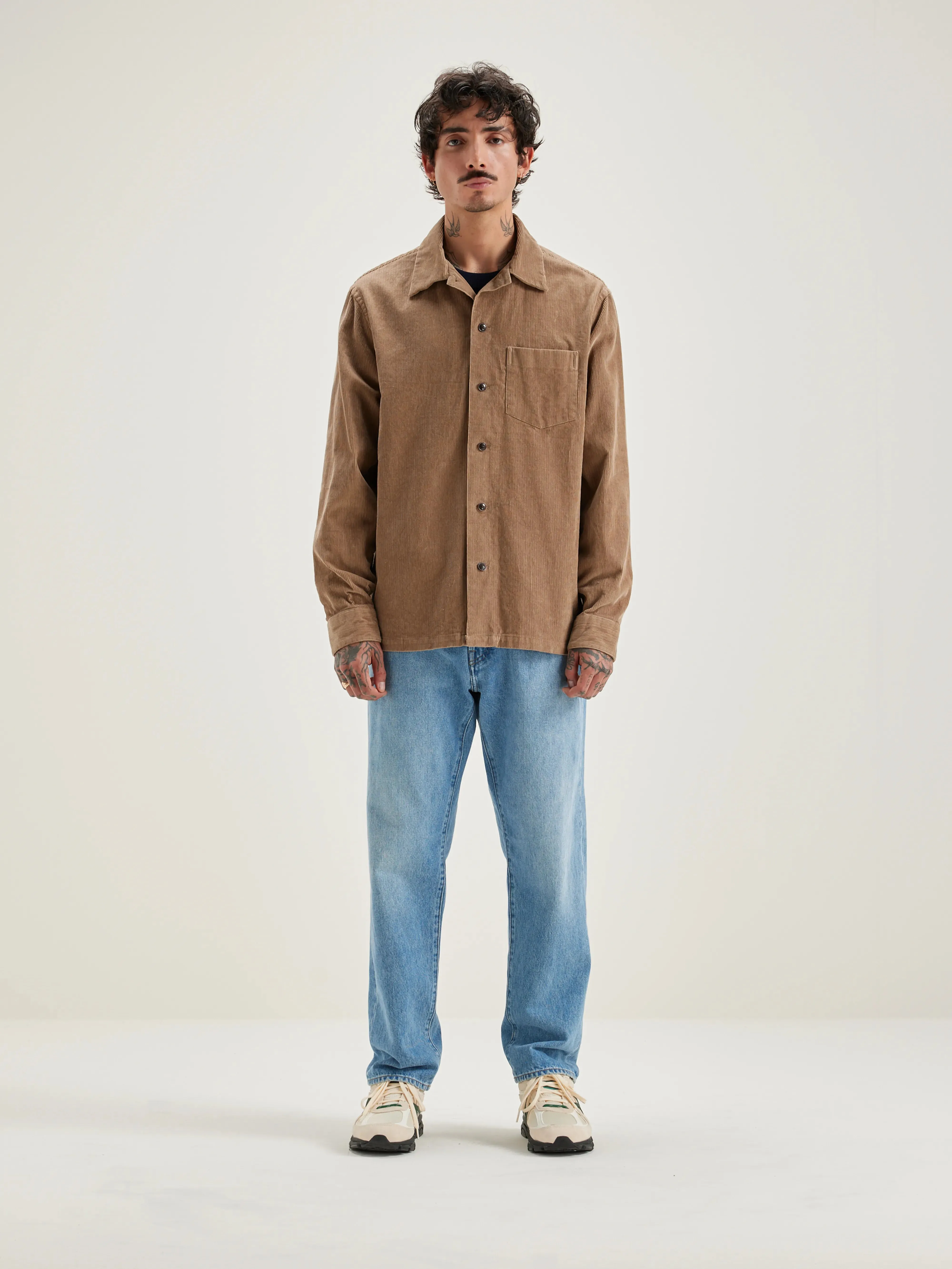 Goney corduroy overshirt (242 / M / WOLF)