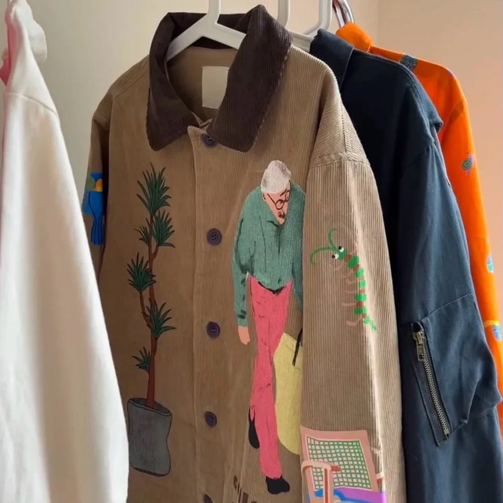 Grandpa Aesthetic Corduroy Jacket