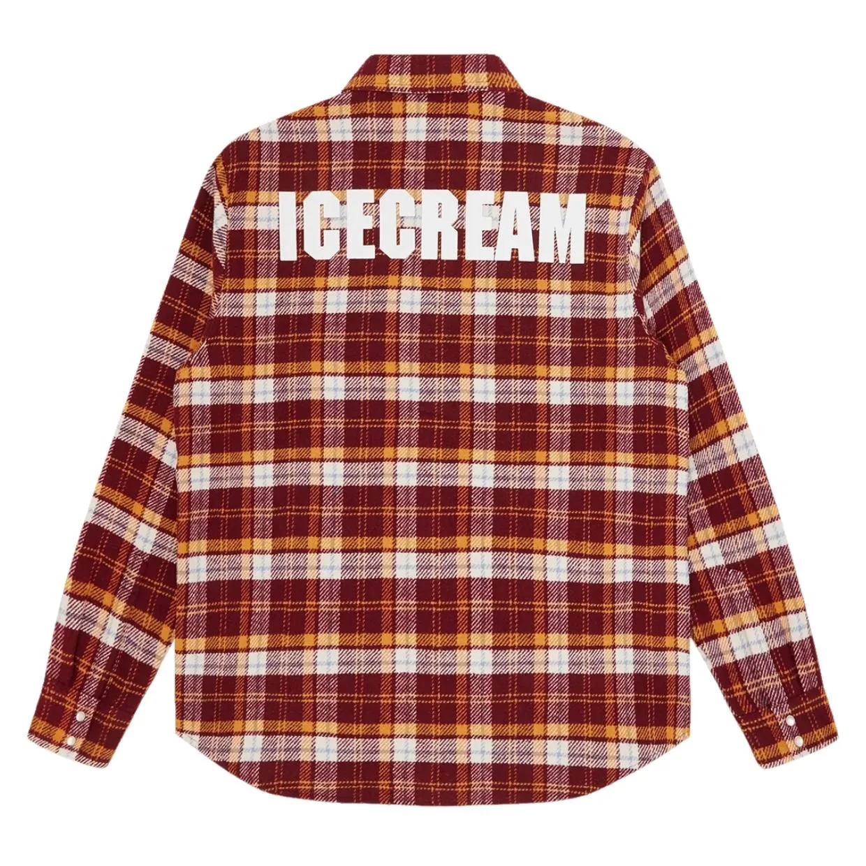 ICECREAM Red Flannel Overshirt