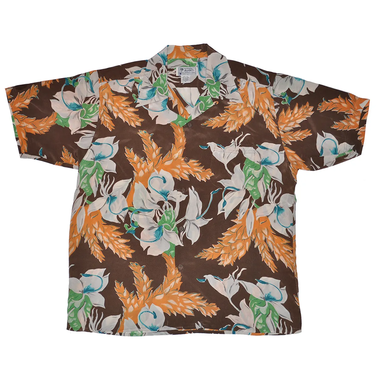 Island Floral - Brown