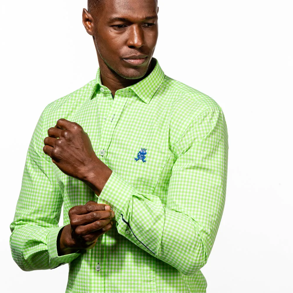 Julian - Green Button Down Shirt