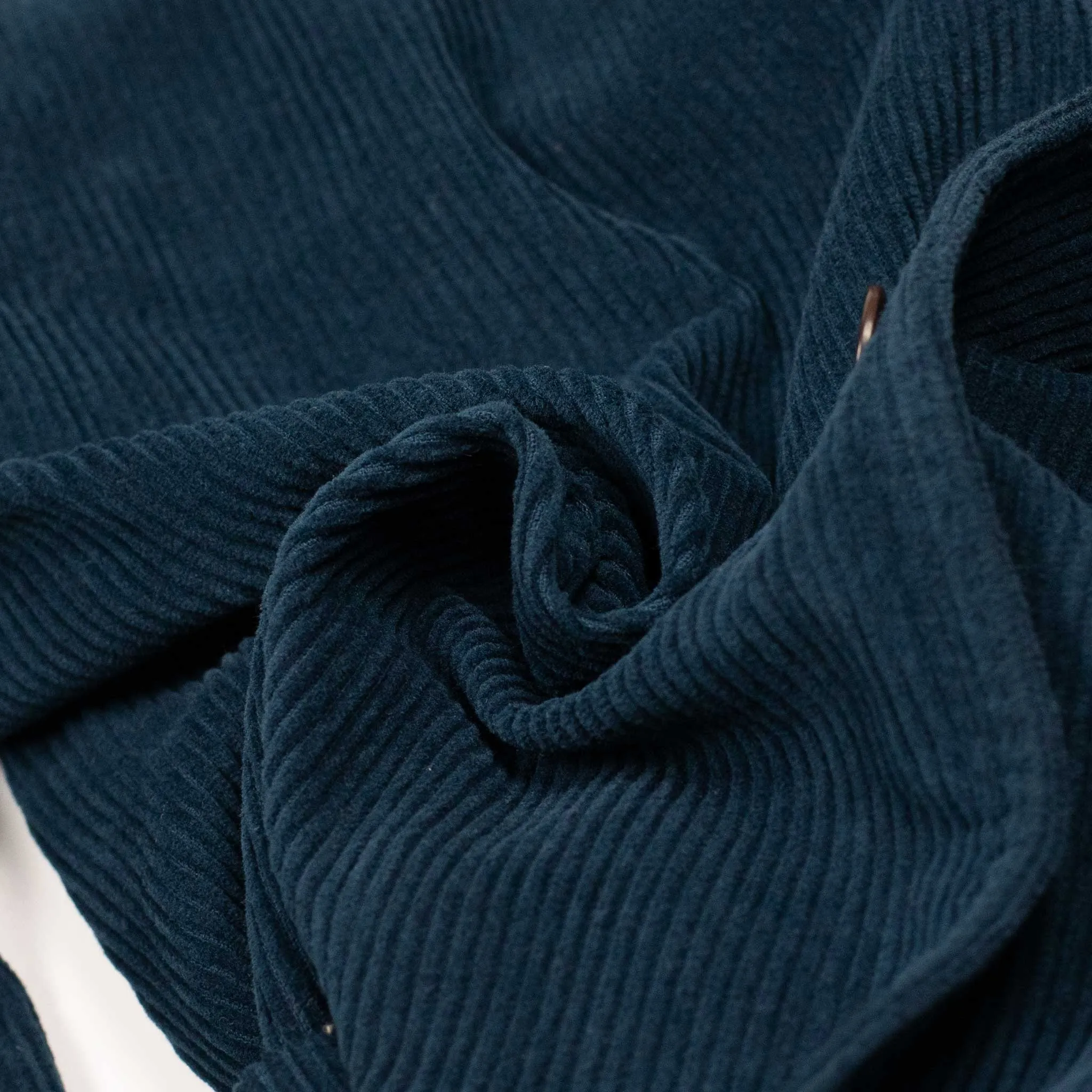 Labura chore coat in navy cotton corduroy