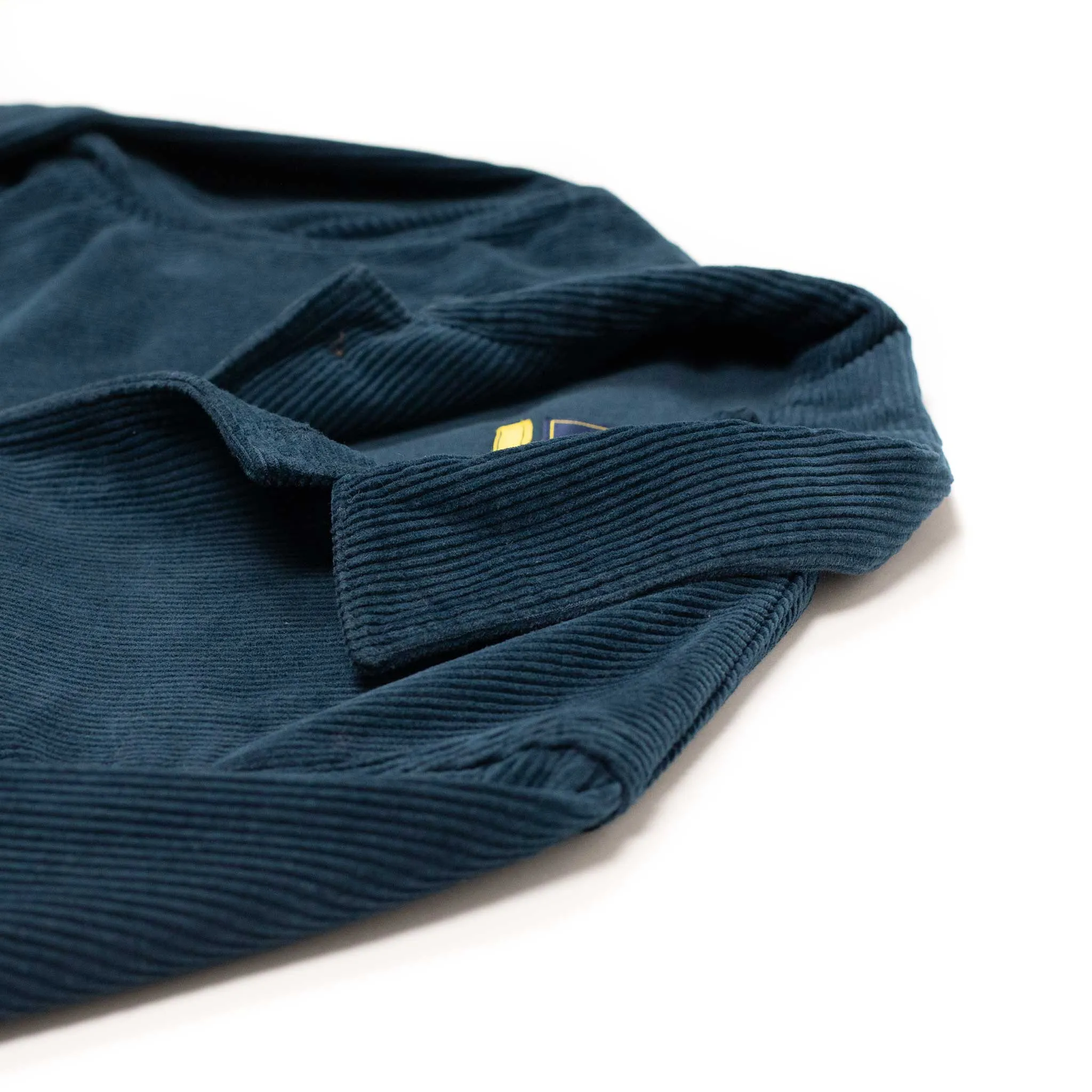 Labura chore coat in navy cotton corduroy