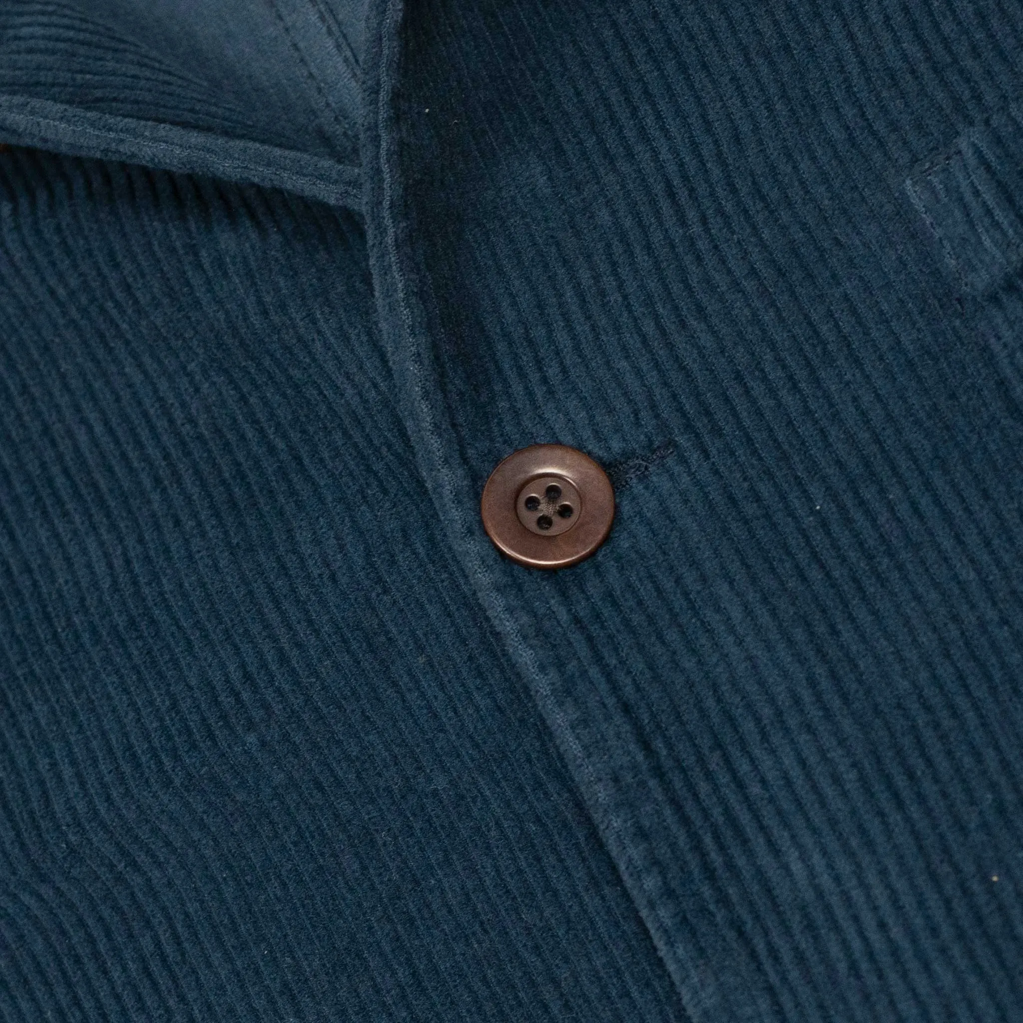 Labura chore coat in navy cotton corduroy