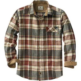 Legendary Whitetails Buck Camp Flannels Cedarwood Plaid X-Large