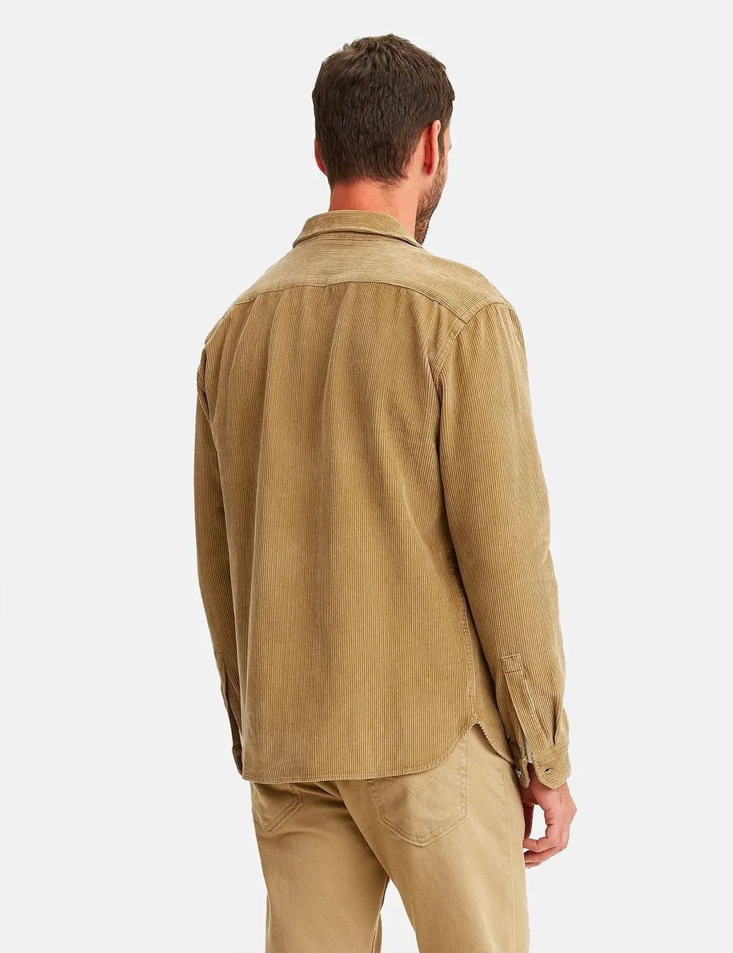 Levis Jackson Cord Worker Shirt - Harvest Gold