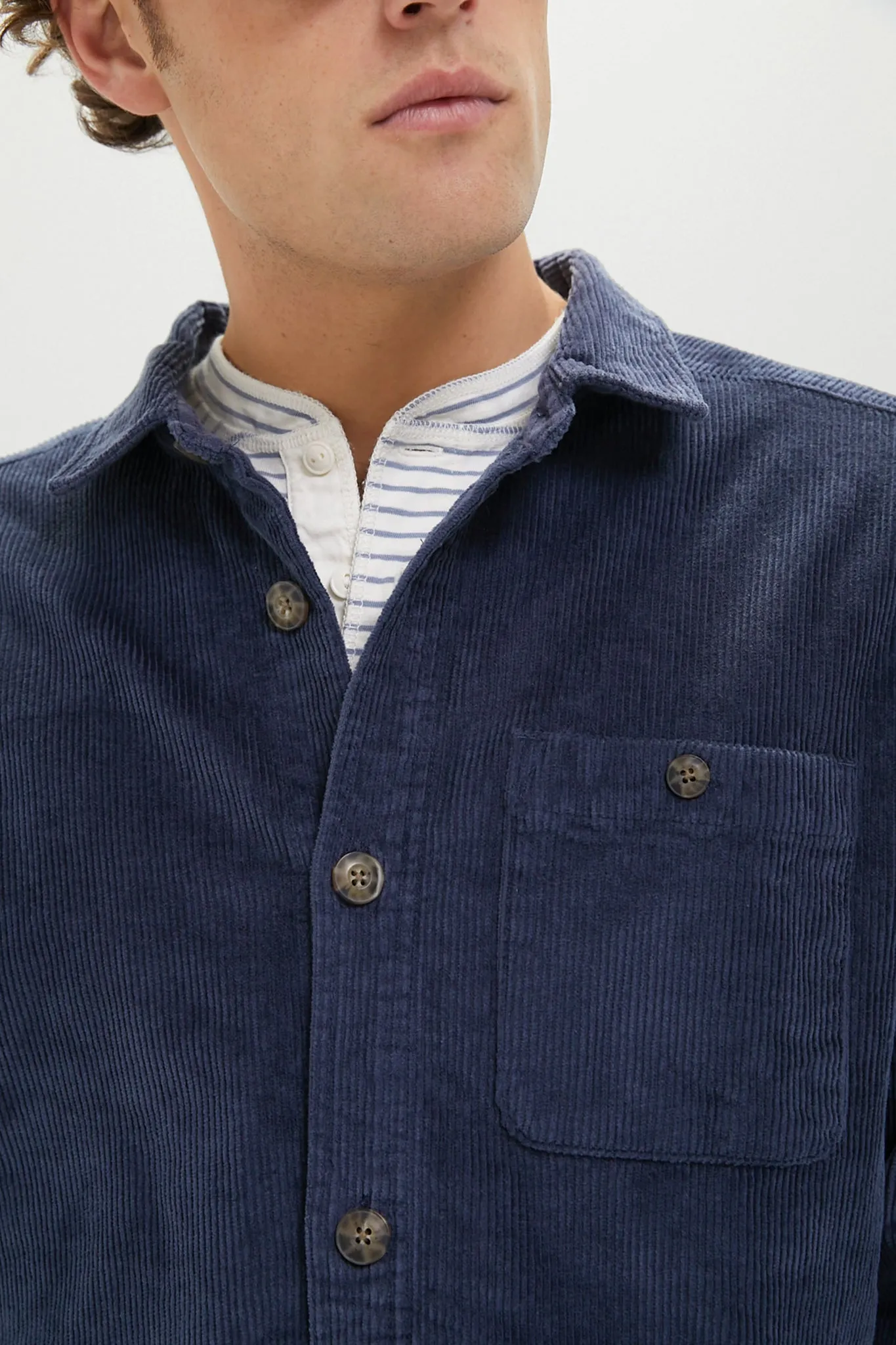 Mood Indigo Max Broken in Overshirt