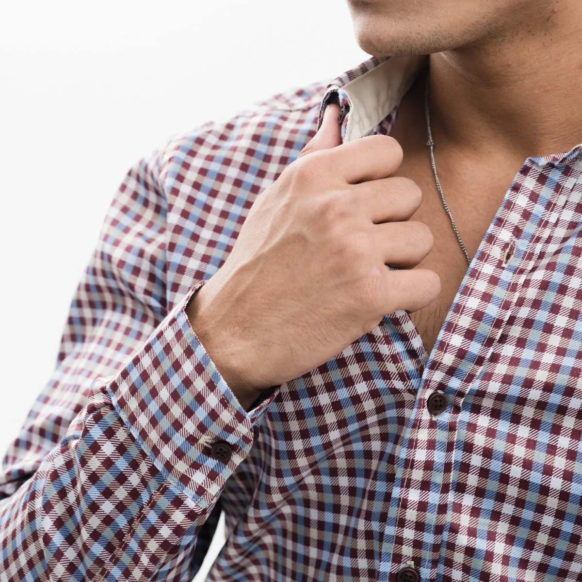 Multi coloured Gingham Casual Shirt