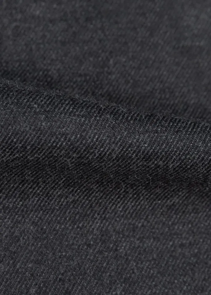 Naked & Famous Easy Shirt Soft Twill Charcoal