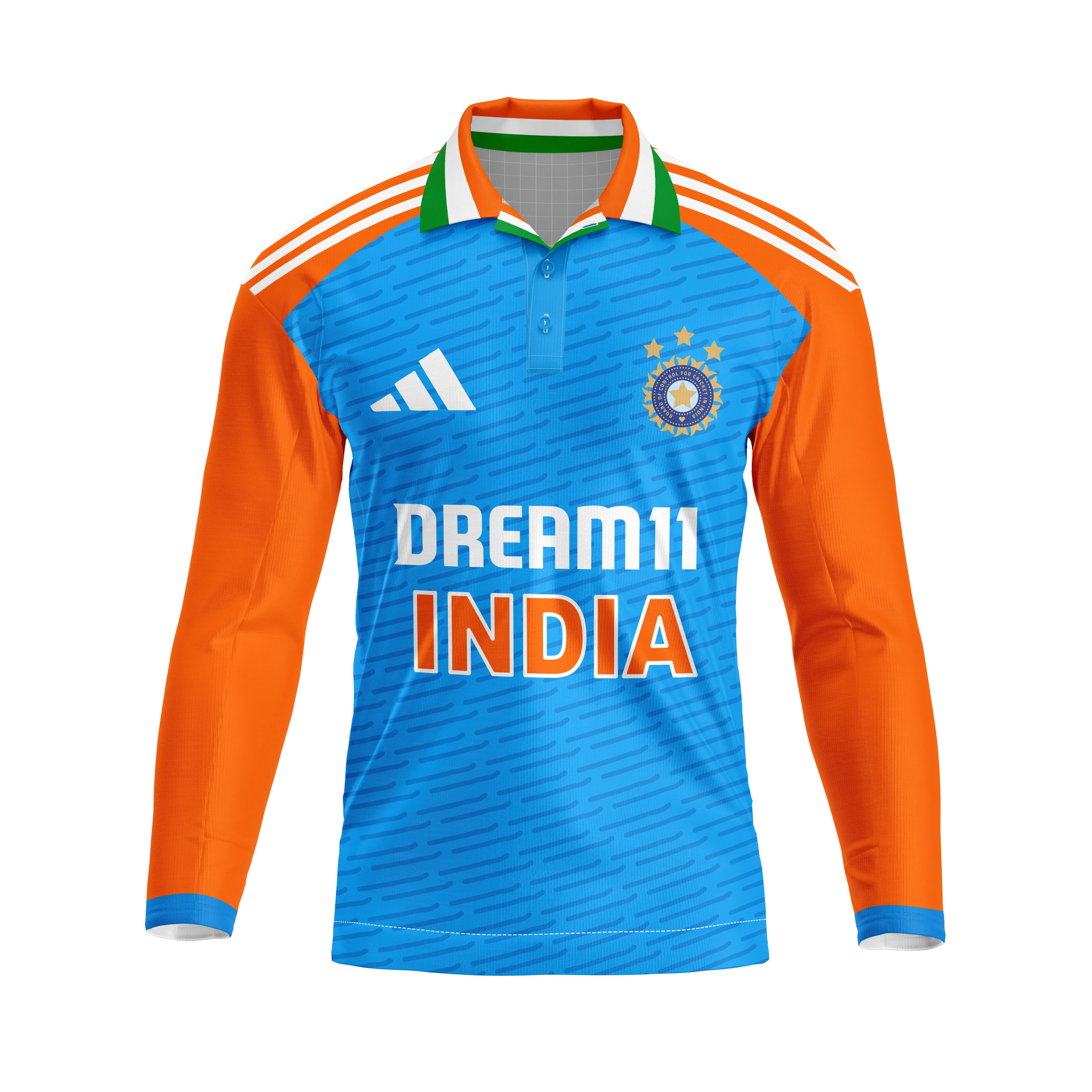 Nextprint Akashdeep Printed India Cricket 2024 World Cup Jersey Full Sleeve