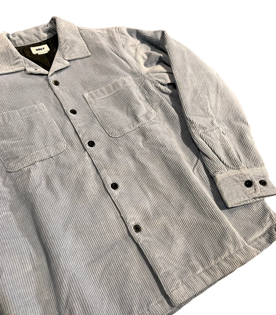 Obey Simon Shirt Jacket - Good Grey