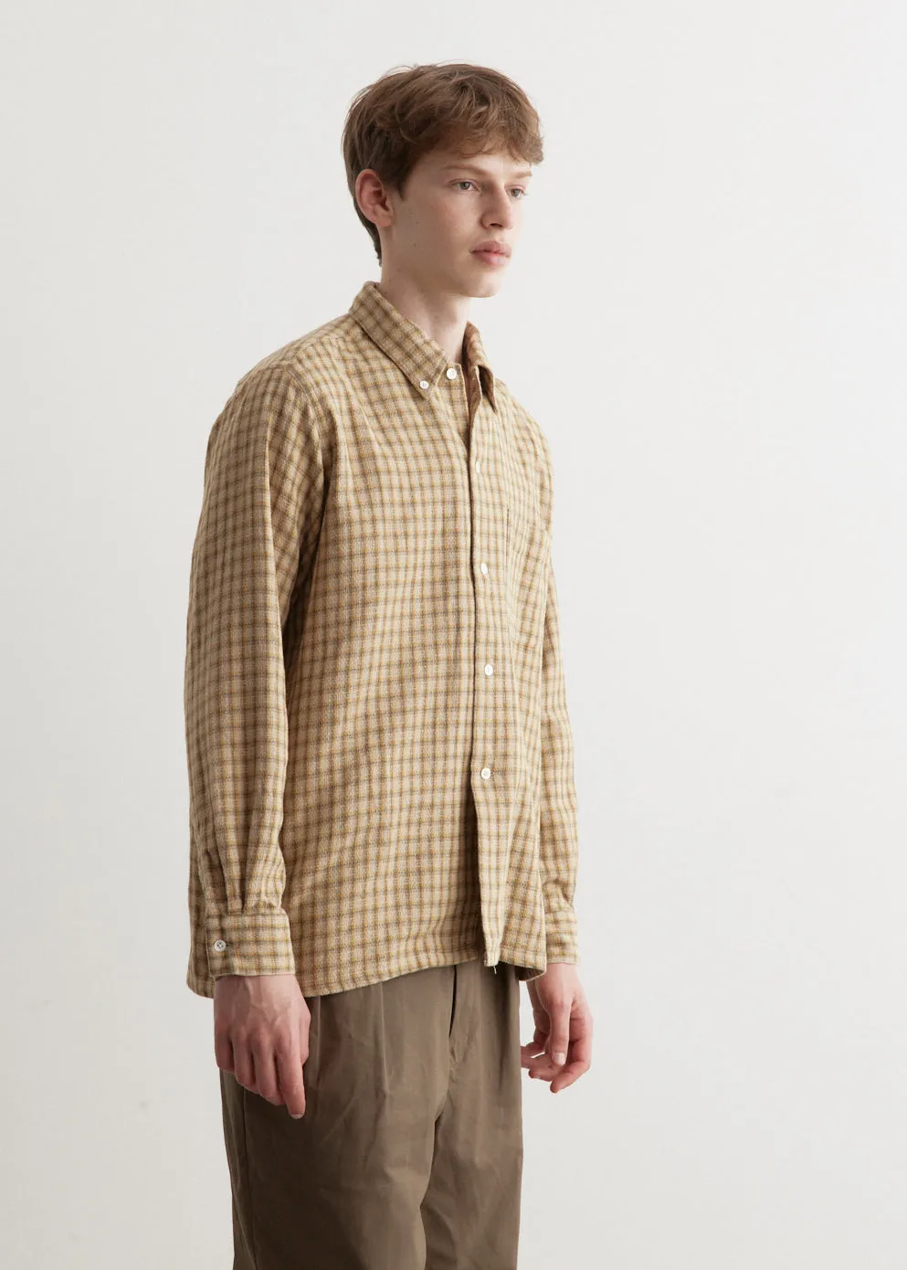 Open B.D. Panama Check Double Face Shirt