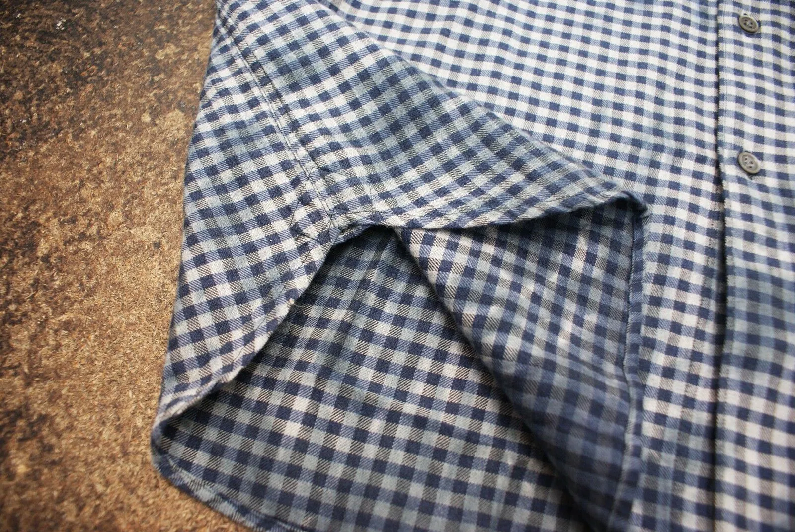 Overdyed Flannel Check Shirt