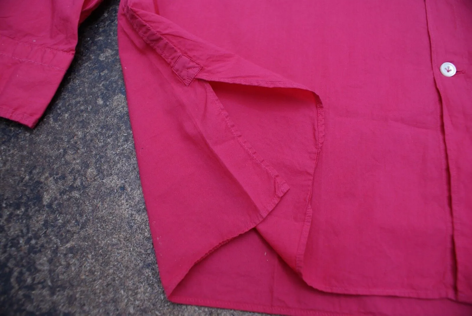 Overdyed Magenta Coloured Shirt