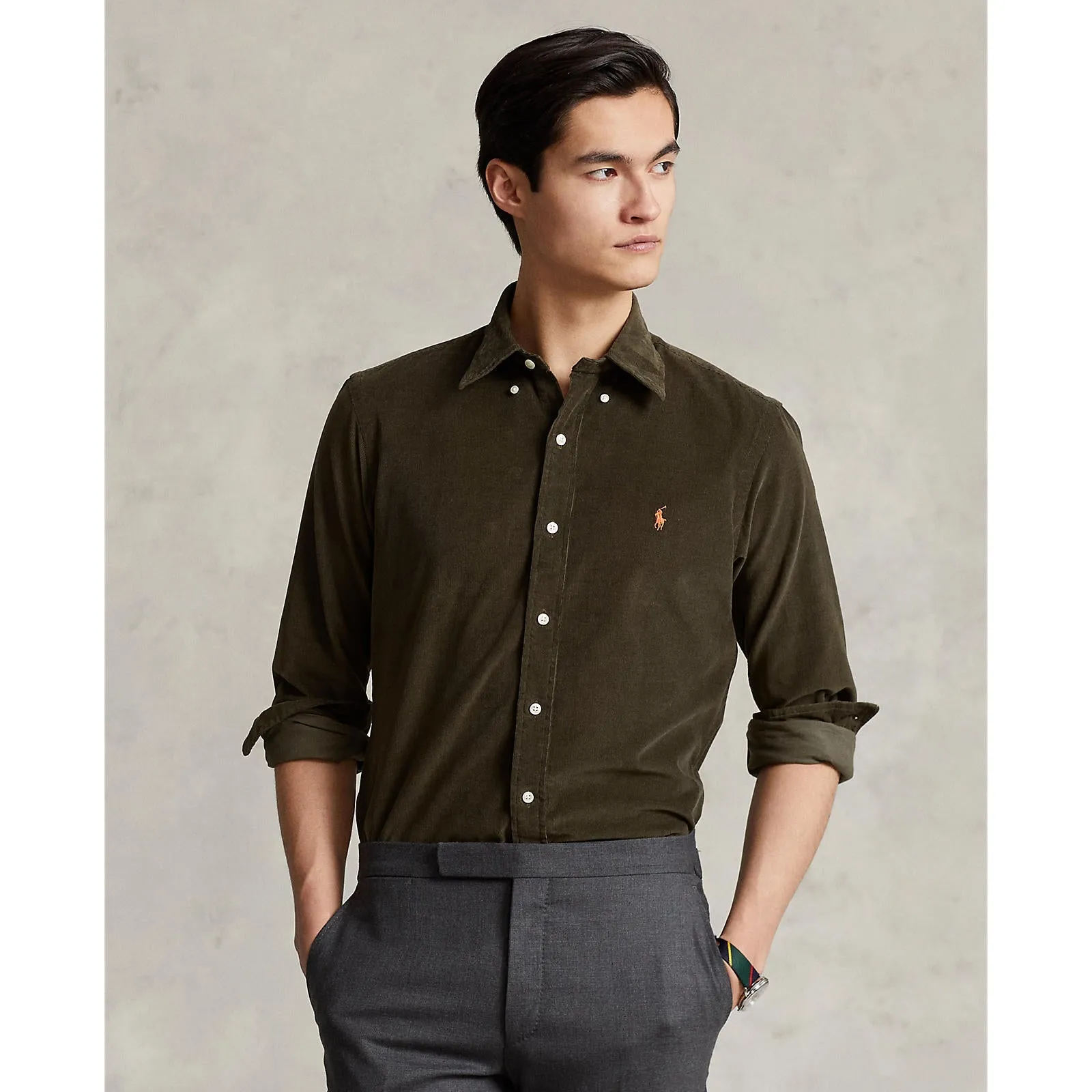 Polo Ralph Lauren - Corduroy Shirt - Defender Green