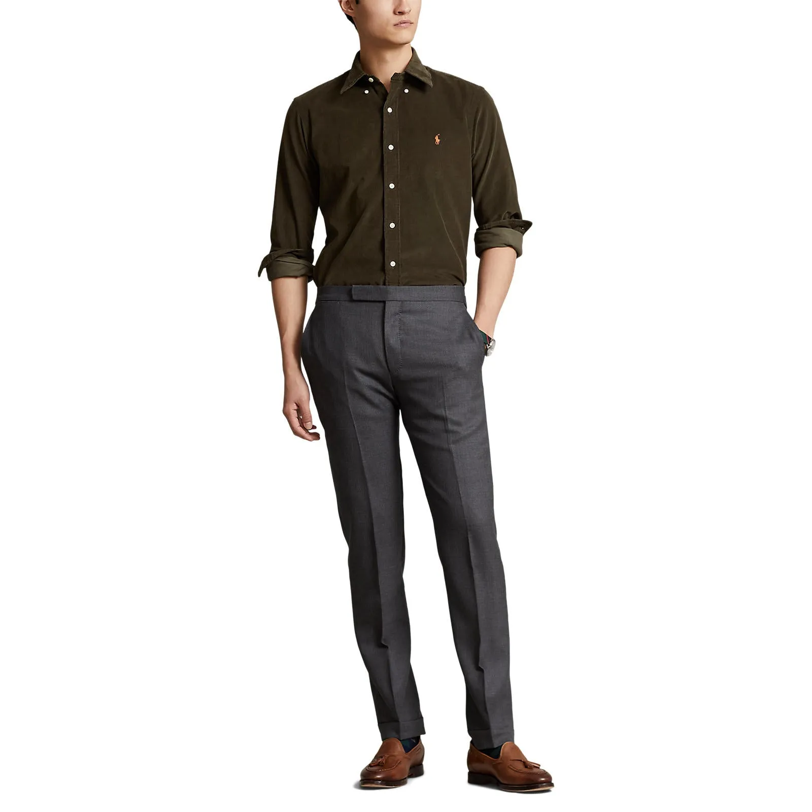 Polo Ralph Lauren - Corduroy Shirt - Defender Green