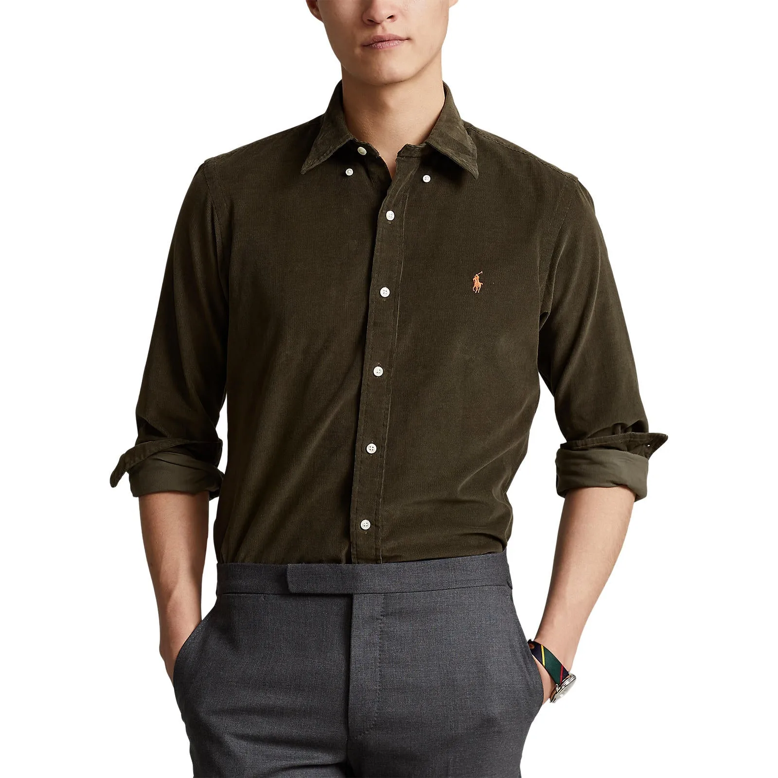 Polo Ralph Lauren - Corduroy Shirt - Defender Green