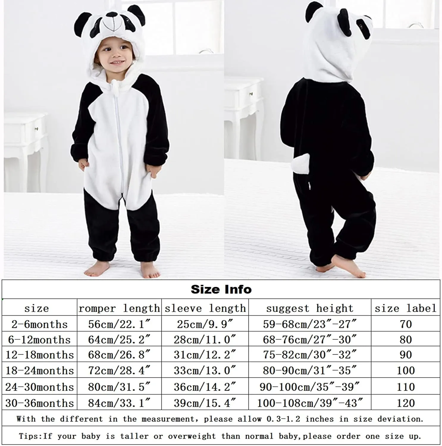 "Cute and Adorable Baby Animal Onesie Costumes for Unisex Halloween Dress-up!"