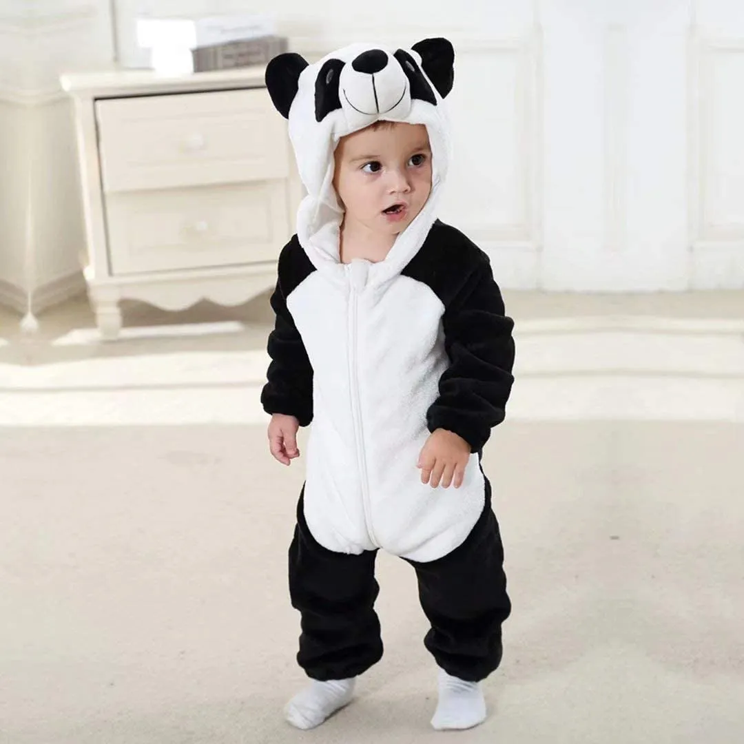 "Cute and Adorable Baby Animal Onesie Costumes for Unisex Halloween Dress-up!"